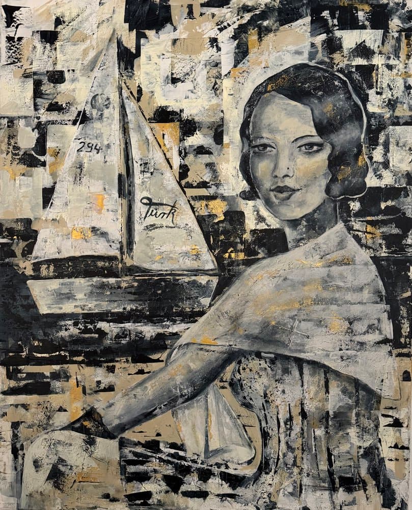 Sehnsucht nach dem Meer  - Kunstwerk von Sabine Türk