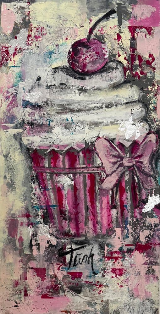 Muffin - Kunstwerk von Sabine Türk