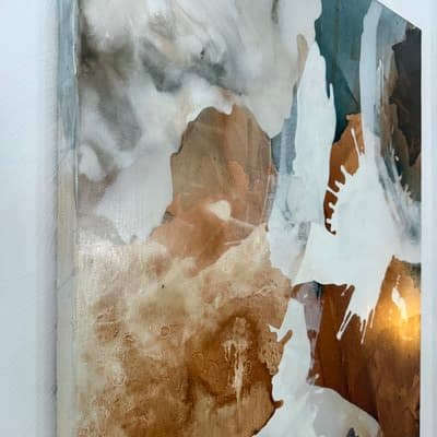 Abstrakt Braun Grau - Shop Bild 2