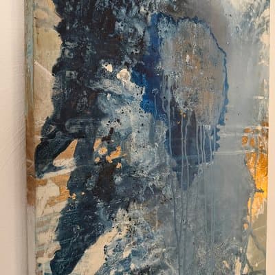 Abstrakt Unterwasserwelt Blau - Shop Bild 2