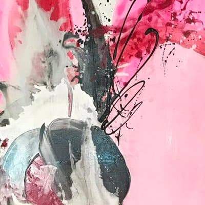 Abstrakt Pink Rosa 2 - Shop Bild 1