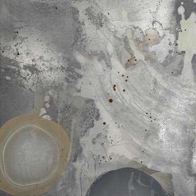 Abstrakt Silber Grau - Shop Bild 1