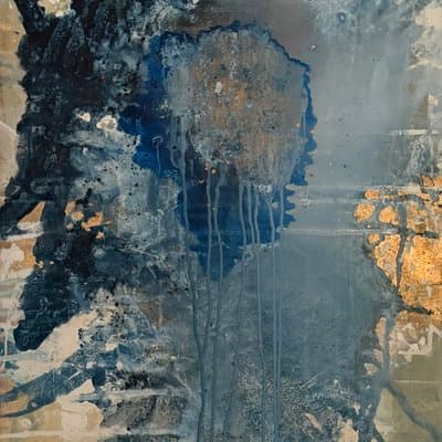 Abstrakt Unterwasserwelt Blau - Shop Bild 1